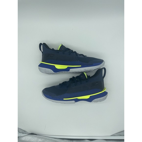 Under Armour Curry 7 Big Kids 'Dub Nation' - Size 4Y / 5.5W - Brand New w box - Picture 7 of 9